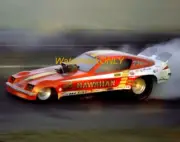 Roland Leong "Hawaiian" 1976 Chevy Monza NITRO Funny Car PHOTO! (11d)