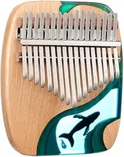 SNOOU 17 Keys Beech Wooden Thumb Finger Piano Mini Kalimba Portable Musical Instrument