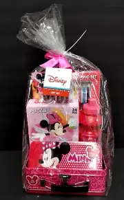 DISNEY Minnie Mouse Back to School Set: Lunch Box, Coloring Set, Puzzle, Case
