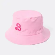 Barbie Kids Embroidered Bucket Hat - Pink