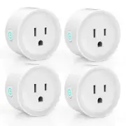 Avatar Controls Smart Plugs Wi-Fi Outlet 4 Pack - Smart Plugs That Work with ...