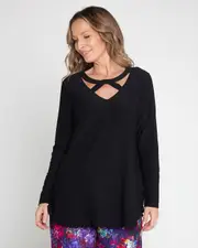Myra Cut Out Top - Black