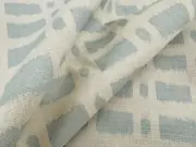 Schumacher Veere Grenney Linen Print Fabric- Townline Road Blue 3.80 yd TOWN001