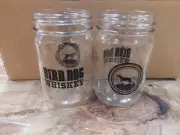 Bird Dog Whiskey Glasses Mason Jar Set of 2