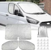 For Ford Transit 2006-2014 Internal Thermal Blinds Window Cover Blind Sunshade Sun Visor Shade Block Cover Kit default