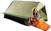Backpacking Tents - Rodless Shelter for Climbing - Portable Weatherproof 2-4 People Tent for Hiking Travel Survival Camping Backpacking