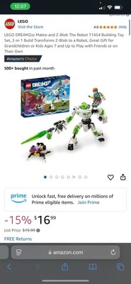 LEGO Dreamzzz: Mateo and Z-Blob the Robot (71454)