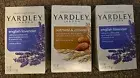 Lot of 3 YARDLEY London English Lavender & Oatmeal Moisturizing Bath Bar Soap