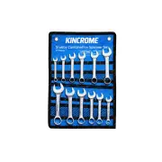 12 Pcs of Kincrome Stubby Combination Spanner Wrenches Set - Metric & Imperial