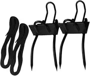 [WHAMVOX] Tree Climbing Harness Australia Metal Spikes Shoes Precision Welded Wear-Resistant for Jungle Survival Fruit Picking and