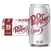 Diet Dr Pepper, 12 Ounce Cans (Pack of 35)