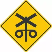 RAILWAY CROSSING R6-26 Road Sign