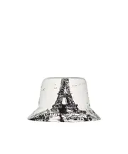 Teddy-D Paris Small Brim Bucket Hat 57,58,59 white and black