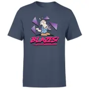 Rocko's Modern Life Rocko Blazes! Men's T-Shirt - Navy