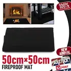MODIGT 50x50cm Fireproof Firepit BBQ Grill Smoker Wood Burner Stove Floor Mat AU
