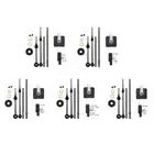 DIY Wall Clock Movement Mechanism Shaft Hands Quartz for Living Room Repair Part