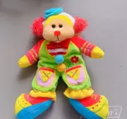 Beanie Kids - Chuckles the Clown Bear Mint Tag 2004 Story Book