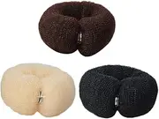 VICASKY 3Pcs Hair Donut Bun Makers Long Hair for Effortless Styling for Daily Wear and Special Occasions Includes and Colors