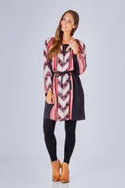Arrow Print Dress--ALI-2016307