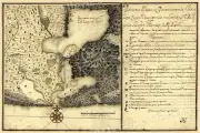 1750s Guantanamo Bay Cuba Old Historic Map - 16x24