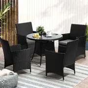 Livsip Outdoor Dining Set Dining Table Chairs Patio Furniture