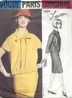 1964 Vintage VOGUE Sewing Pattern B36 DRESS (1512) By LANVIN