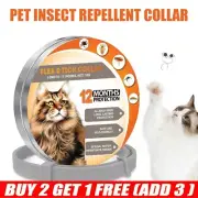 Flea Collars Tick Treatment Adjustable 12 Month Protection For Cats Kittens AU