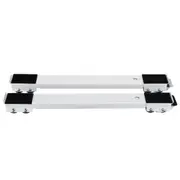 Adjustable Trolley Roller Stand Universal Washing Machine Heavy Appliance Wheel White