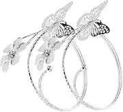 JECOMPRIS 1 Pair Butterfly Shaped Curtain Tiebacks: Curtain Tieback Hook Pull Backs for Drapes - Window Home Decoration for Boho Bedroom & Farmhouse