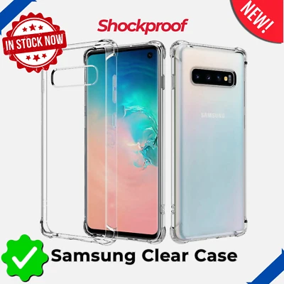Clear Shockproof Heavy Duty Case Cover For Samsung Galaxy S10 S9 S8 S21 S20 Plus