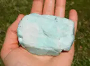 Amazonite Natural Rough Raw Stone Crystal Peaceful Energy Meditation Display