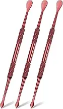 uxcell 3 Pcs Wax Carving Tools Stainless Steel 4.6 Inch Double-Headed Wax Carving Sculpting Tools for Modeling Sculpting Shaping, Pink