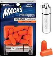 MACK'S hunting for earplugs Maximum Protection 7 with a pair container orange 33dB Item # 4799