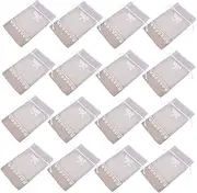 SHERCHPRY 24pcs Drawstring Jewelry Pouches Portable Linen Storage Bags for Sundries Crafts Lightweight Reusable Small Pouches with Bow Design