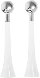 ADOCARN 2pcs Eye Massager Replacement Heads Portable Roller Eye Applicator for Enhanced Absorption for Optimal Skincare