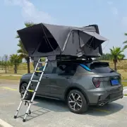 Large Outdoor Car Roof Top Tent Bed Hardtop Folding Shell SUV Pick-up Truck Camp