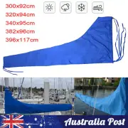 210D Boat Mainsail Boom Canvas Cover 8ft-13ft Waterproof UV Sunproof Sailboat