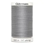Gutermann 500 Metre Polyester Sewing Thread - 38 Light Grey