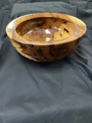 Cherry Bowl is a Deep Dark Cherry with Beautiful Grain and Spaulting throughout