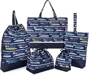 COLORFUL CANDY STYLE NM181200 Kindergarten Entrance Set, Quilting (Includes Lesson Bag and Reflector), Water Repellent, Super Express, Lightweight, Stain Resistant, Wrinkle-Resistant, Safe, Non-Iron,