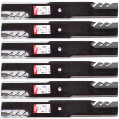 6PK Oregon G5 Gator Blade for 61" Scag Sabre Tooth Tiger SMST-61V, SMST-61A