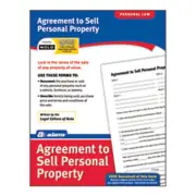 ADAMS - LF115- Agreement to Sell Personal Property Forms and Instruction