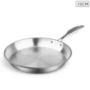 SOGA Stainless Steel Fry Pan 20cm – Top Grade Induction