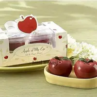 在飛比找樂天市場購物網優惠-婚禮小物 APPLE EYE白雪公主平安紅蘋果造型調味罐禮盒