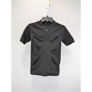 Balenciaga Q:3 / Short Sleeve Crewneck Shirt Energy Accumulator in Black BNWT L