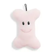 Mix or Match Smiley Face Plush Bone Dog Toy