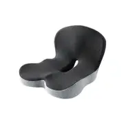 Seat Cushion Memory Foam Pads for Truck Driver Office Chair Cushion Home Chair Cushion Car Non Slip Pad Sitting Ergonomic Cushions for Office, Dark Grey