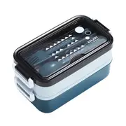 304 Stainless Steel Lunch Box For School Kids Office Worker 2Layers Microwae Heating Container Food Storage