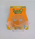 Scrub Daddy SPONGE CADDY Heavy Duty Sponge Holder Plastic Suction Cup NEW