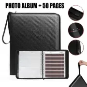 Film Photo Archival Storage Binder Album+50x Acid-Free 135 Film Storage Page